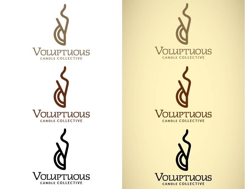 Illustrator Logo Project: Voluptuous Candle Collective - image 5 - student project