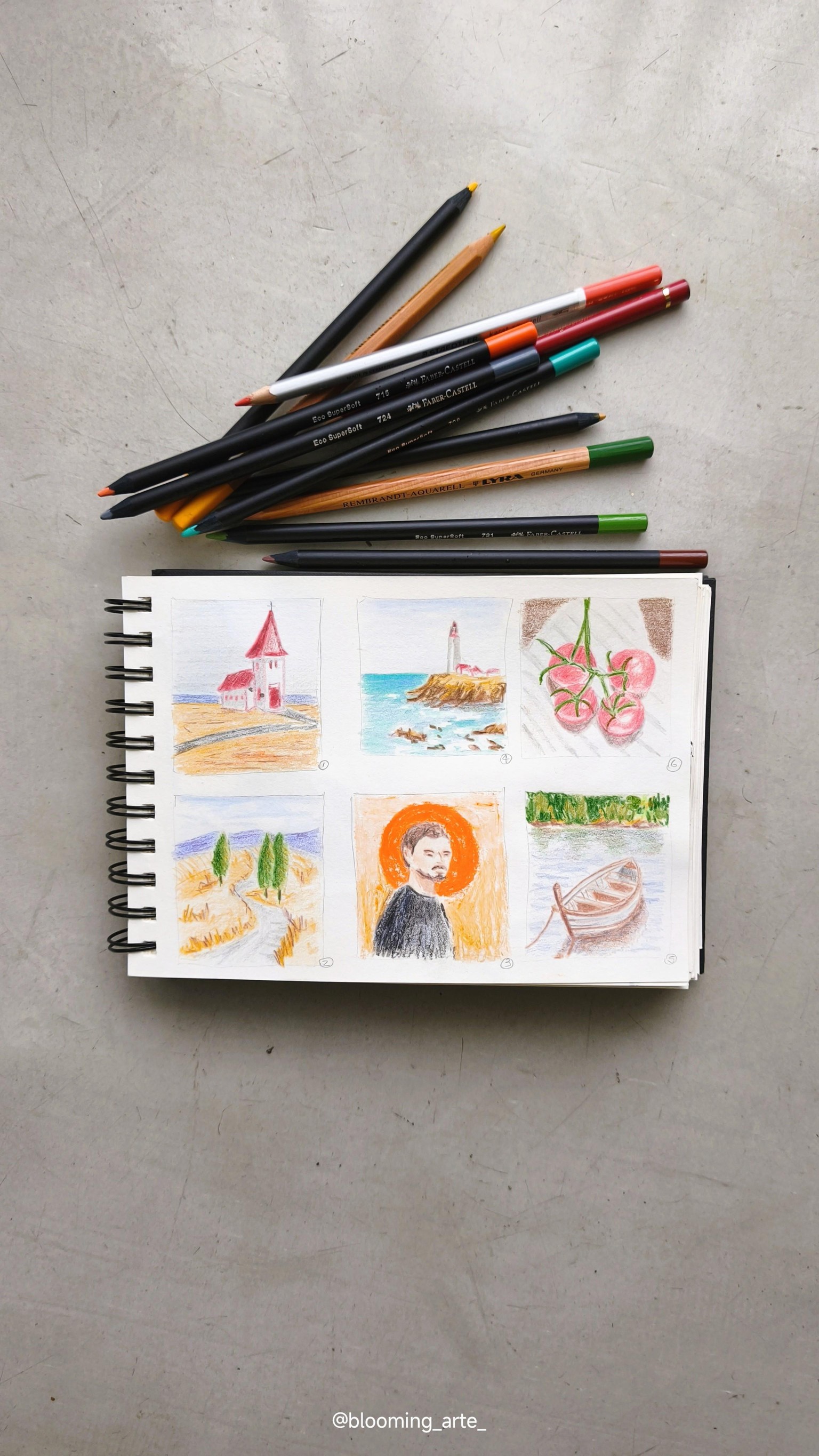 5 Minute Sketches: Colored Pencil Thumbnails for Better Paintings - image 5 - student project