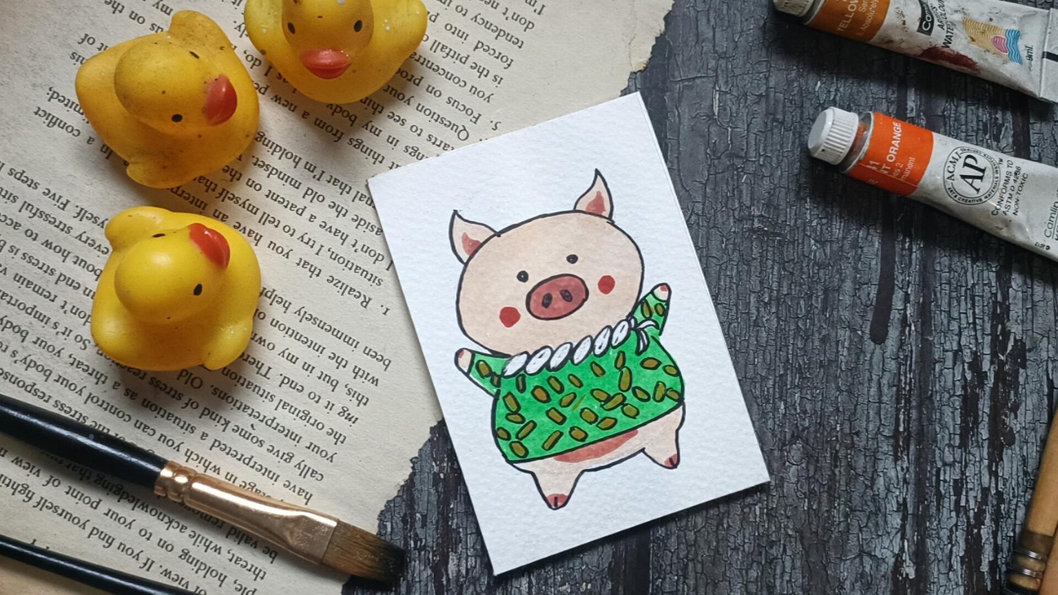 Cute little cozy pigs - image 9 - student project