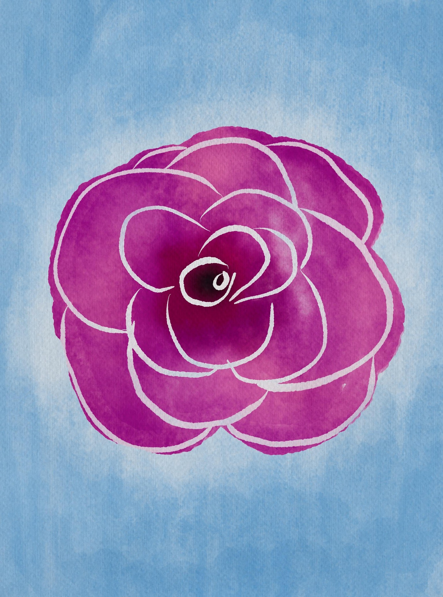 More Watercolour Florals - image 3 - student project
