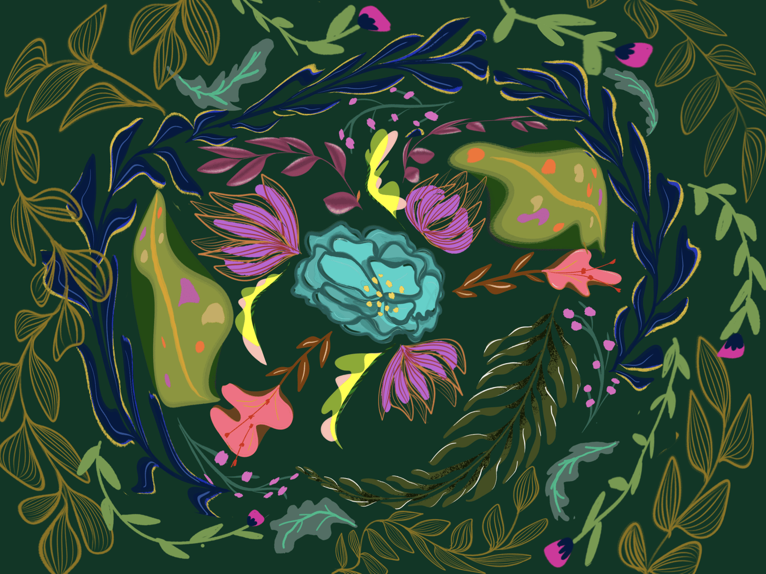 Beautiful garden 😄👌 - image 1 - student project
