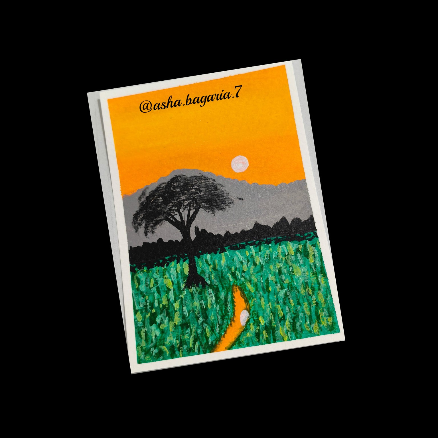 Acrylic landscape challenge - image 5 - student project