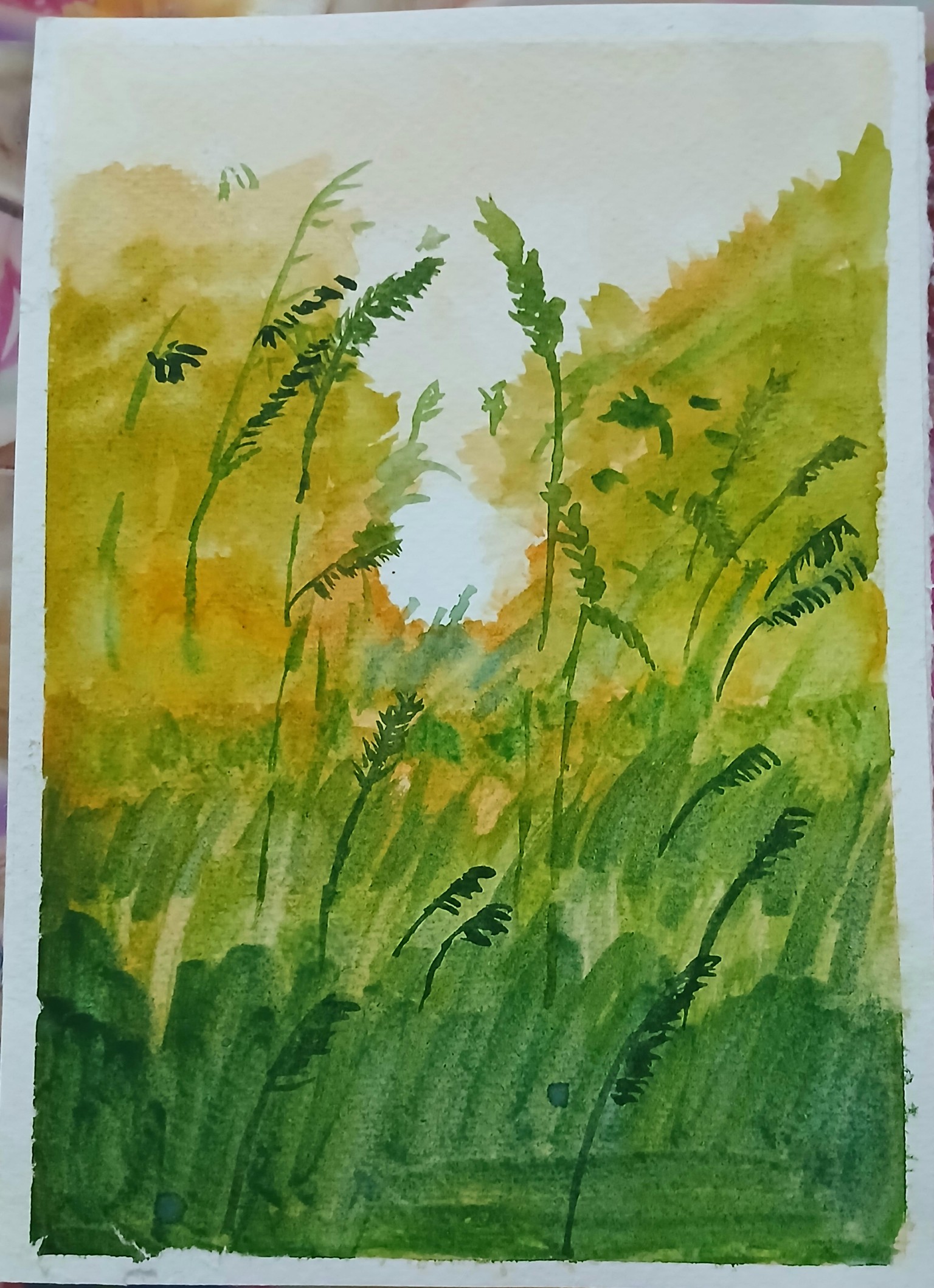 Spring landscapes in watercolour - image 5 - student project