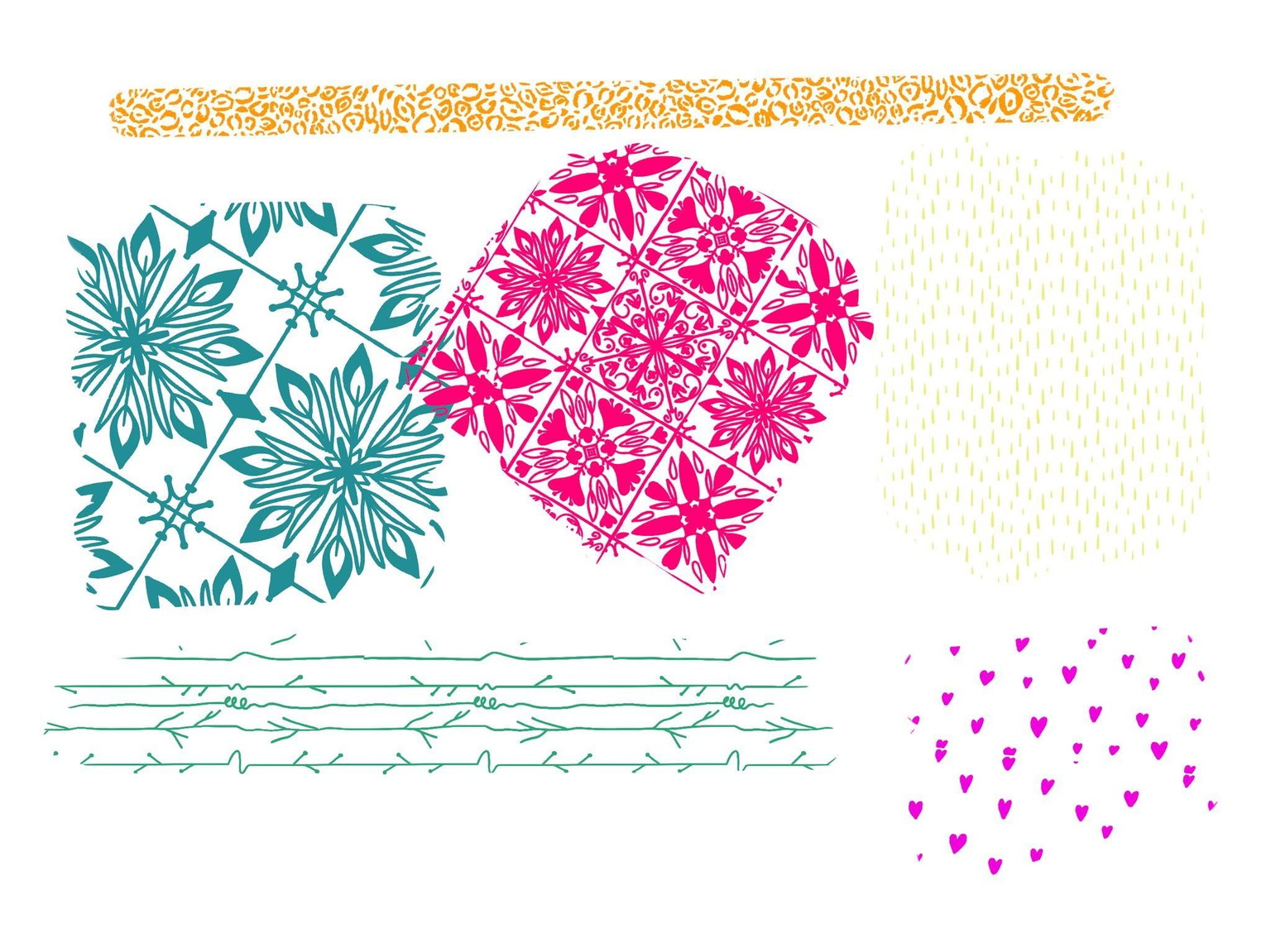 Pattern brushes, and final work - image 2 - student project