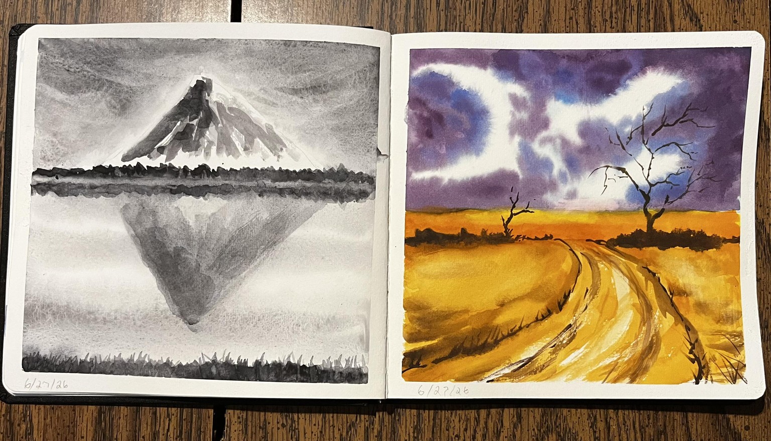 10 minute landscapes - image 2 - student project