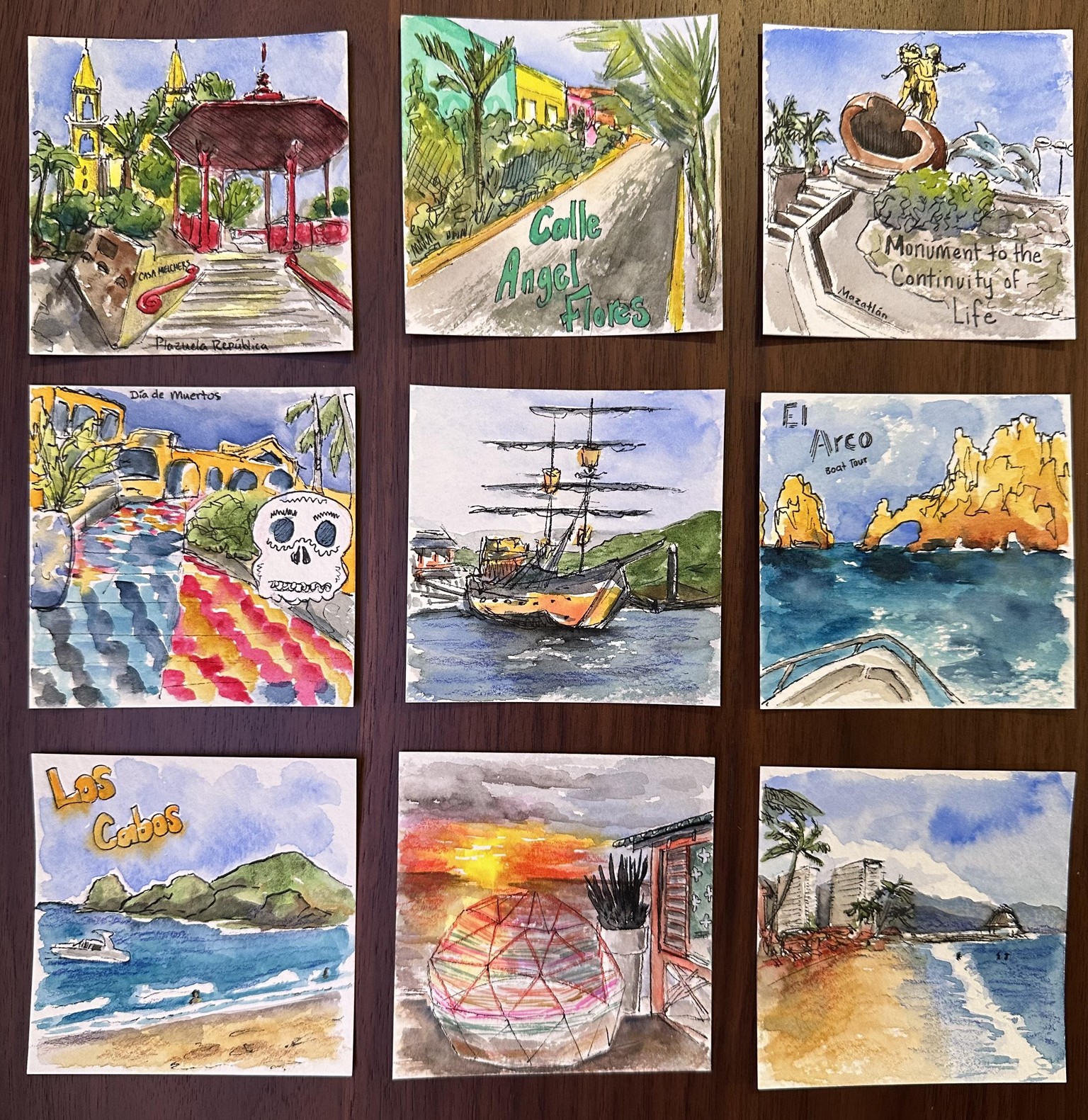 Everyone Can Draw Holiday - Travel Journaling Mexico - image 1 - student project