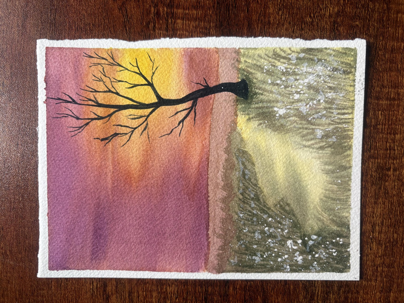 Loose & Expressive spring watercolour landscapes - image 3 - student project