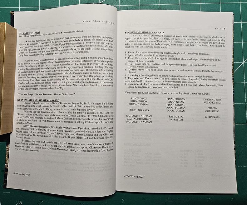 My Child's Karate Dojo Manual - image 3 - student project