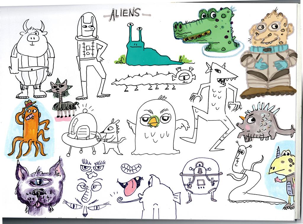 Excellent class with lots of alien fun - image 1 - student project