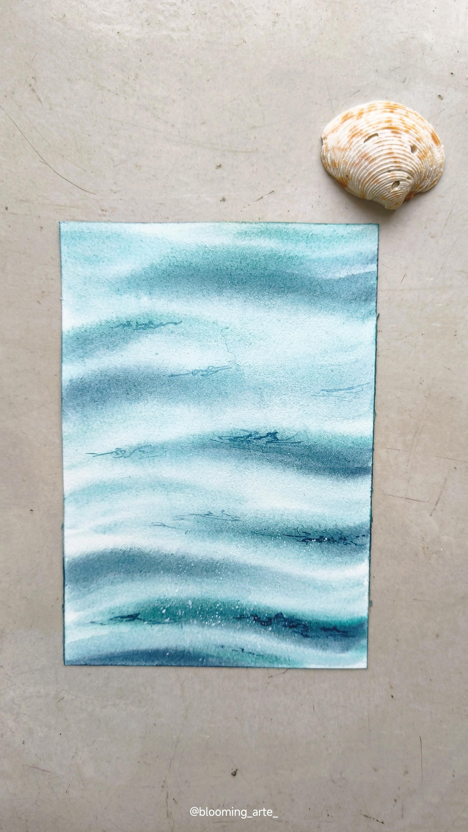 Ocean Waves in Watercolor: 7 Beginner-Friendly Projects. - image 4 - student project