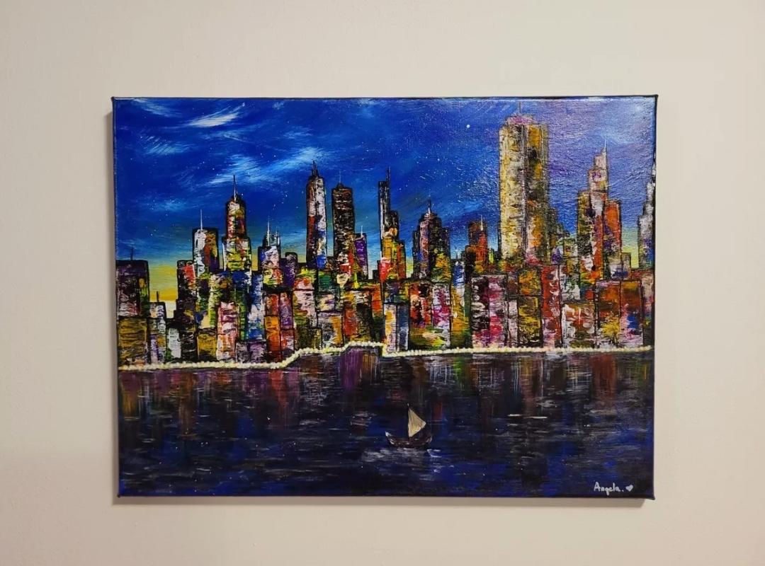 Impasto. City of lights - image 1 - student project