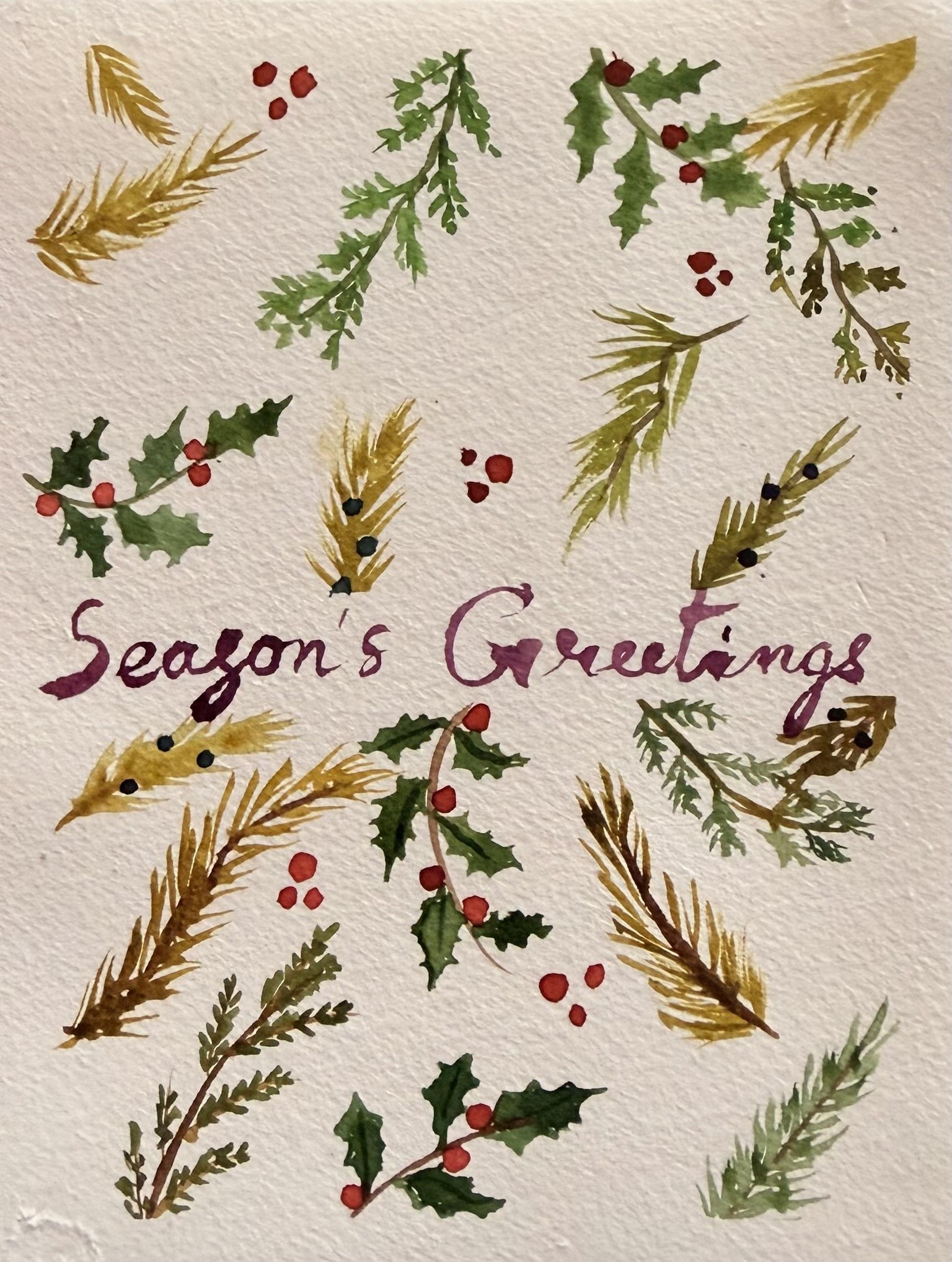 Festive greeting card - image 1 - student project