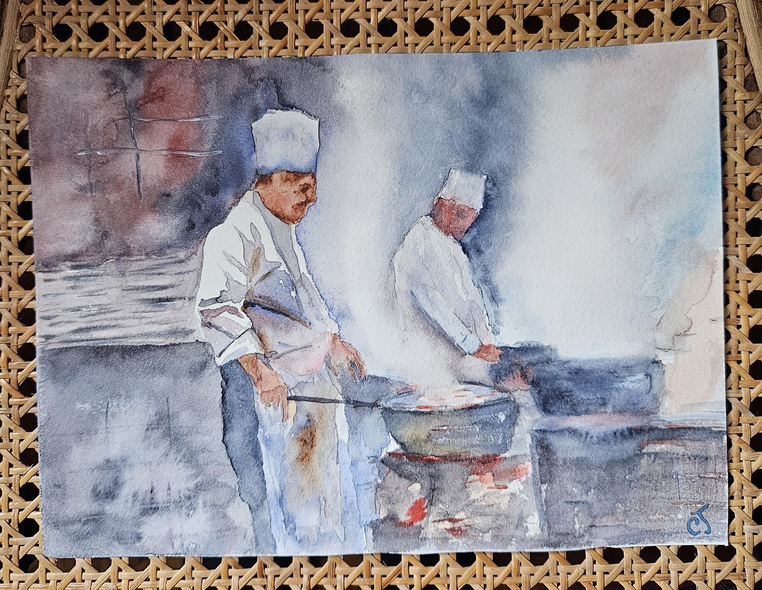 Kitchen chef and steam - image 2 - student project