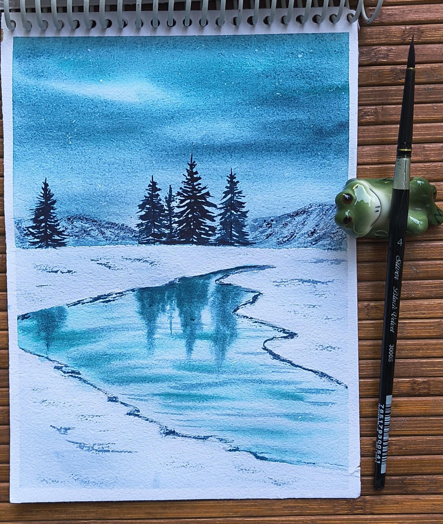Watercolour landscapes - image 4 - student project