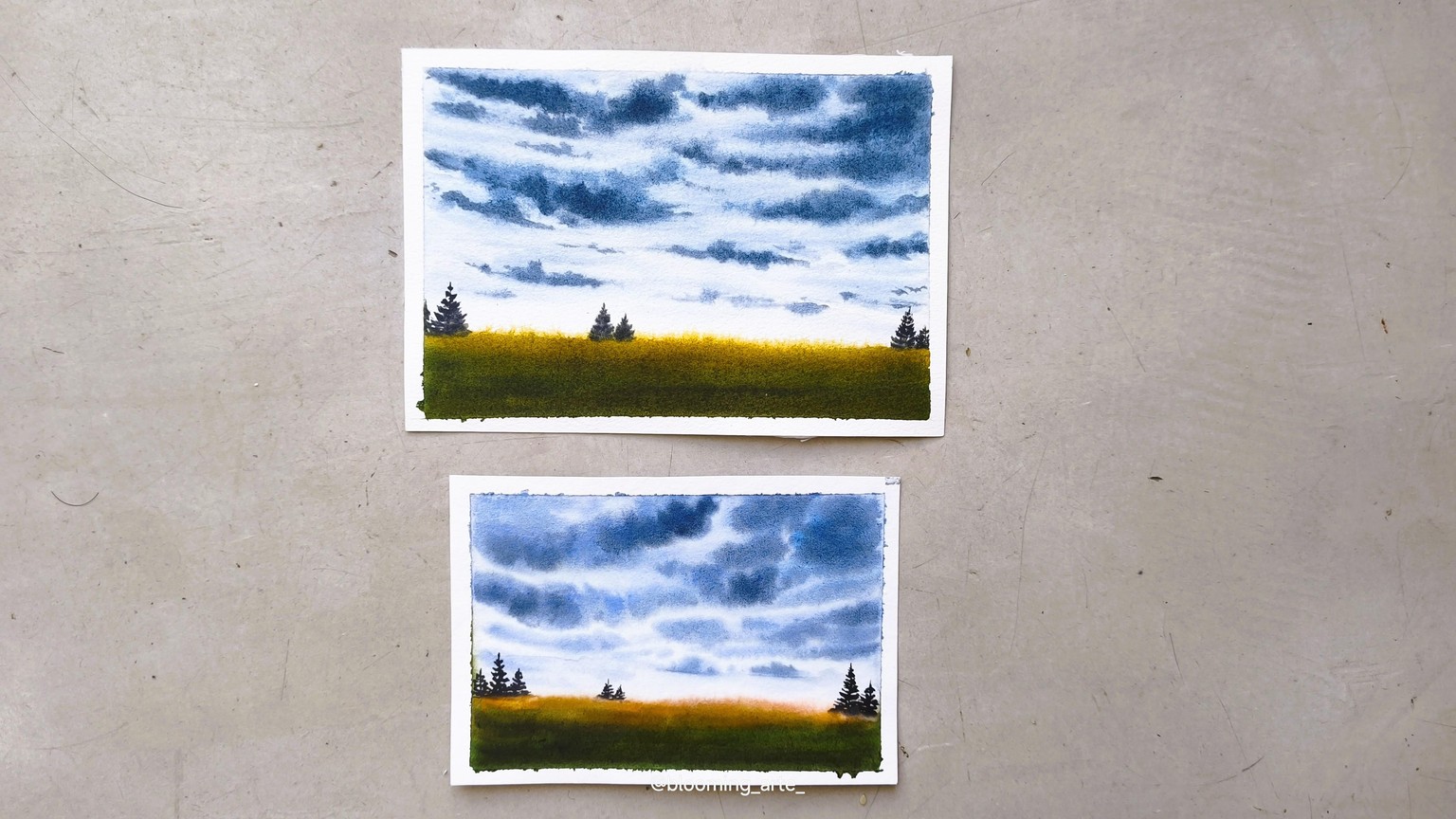 Stop Overworking — Minimalistic Landscapes - image 9 - student project