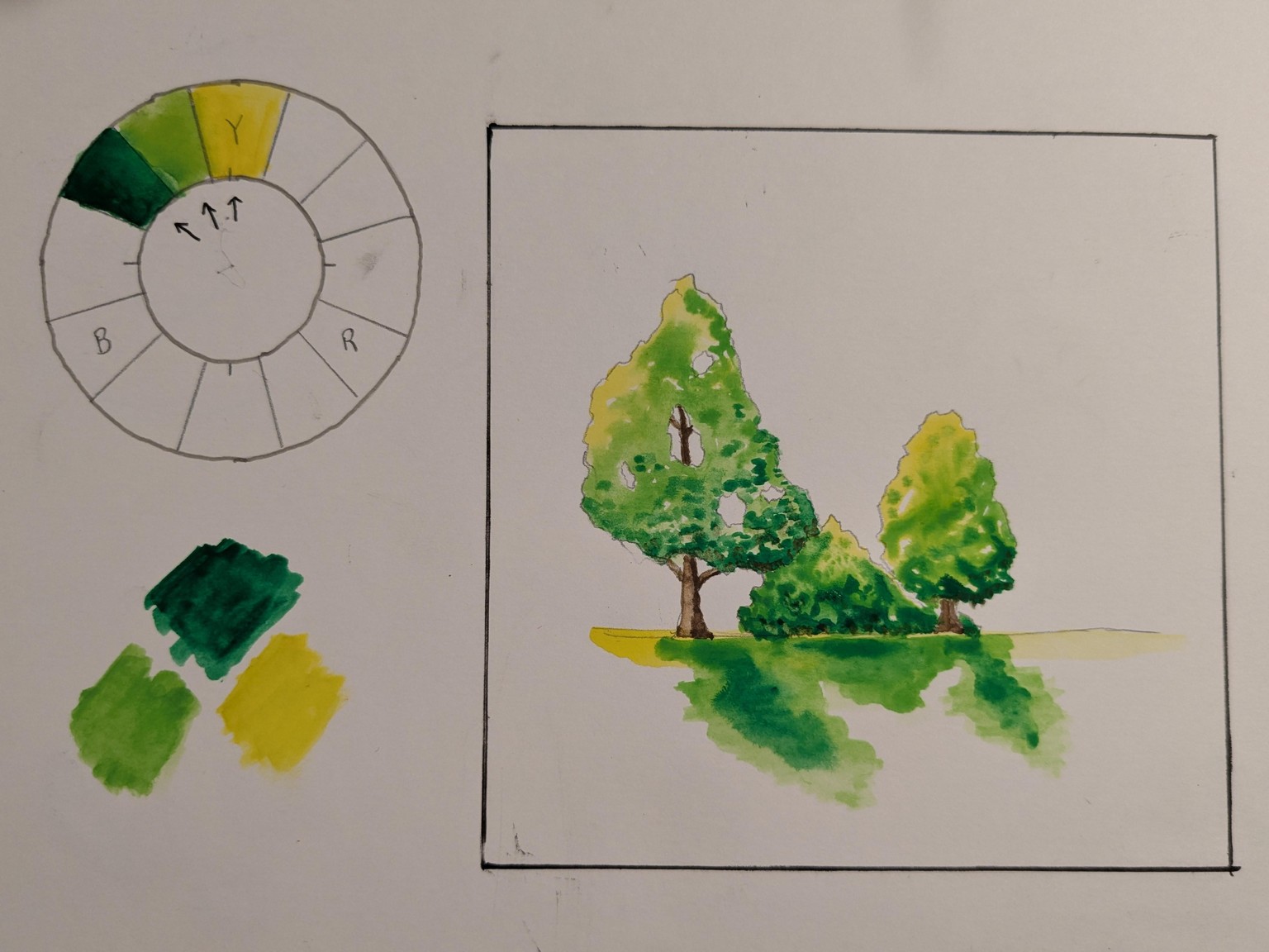 Analogous Color Sketch - image 2 - student project