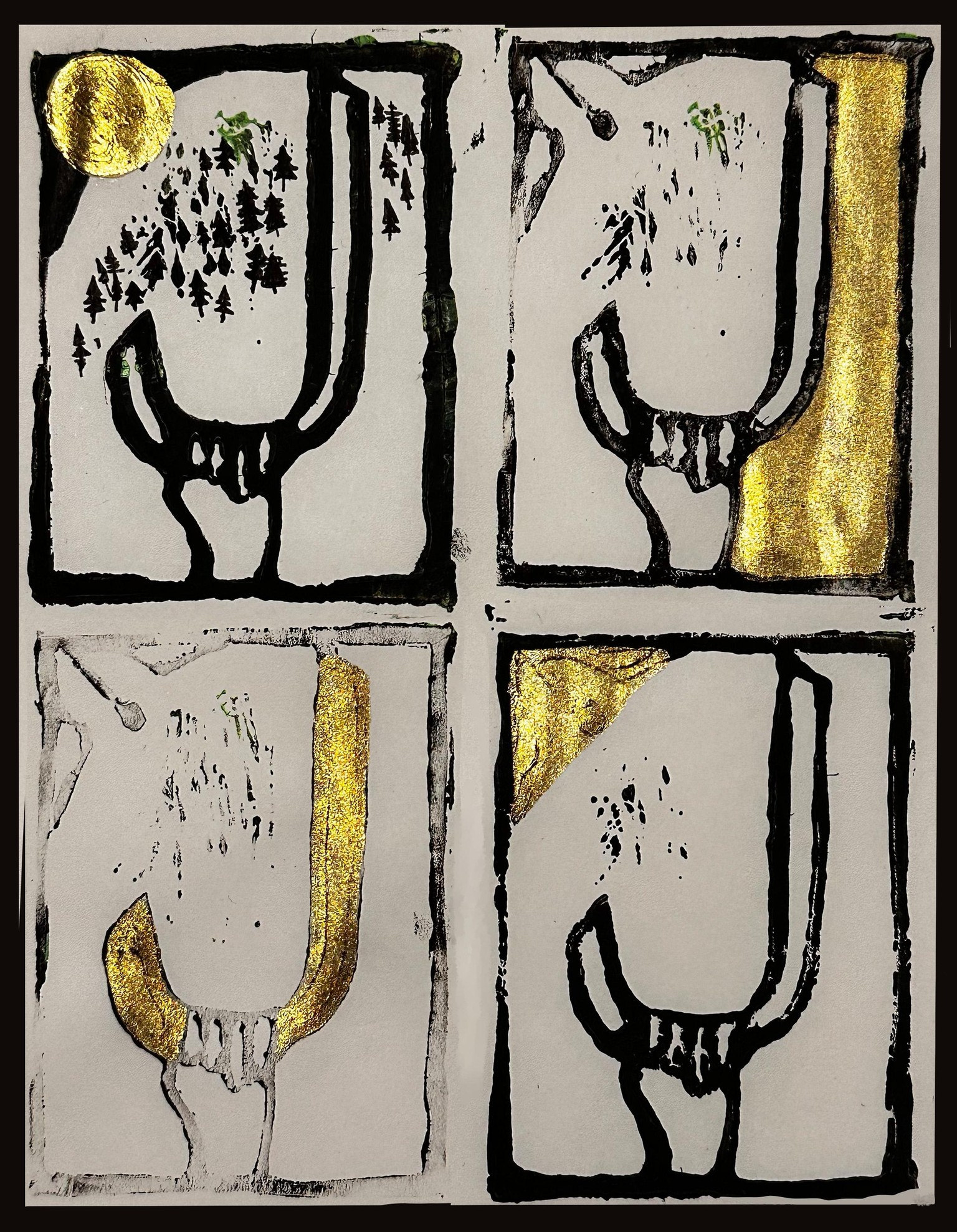 First Lino Cut Ever - image 3 - student project