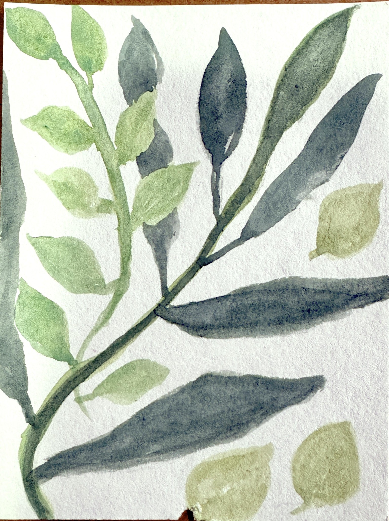 Green-mixing and Leaves - image 2 - student project