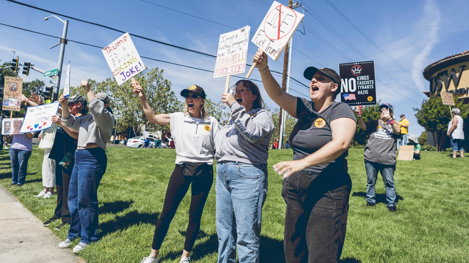 No Kings Protest - image 1 - student project