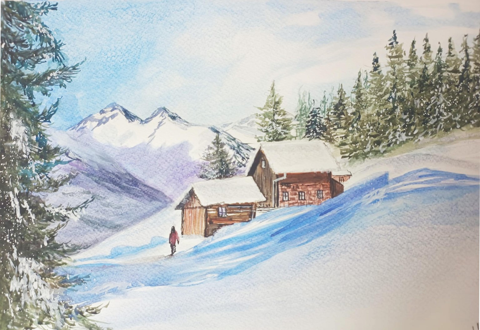Snowy Scene - image 1 - student project