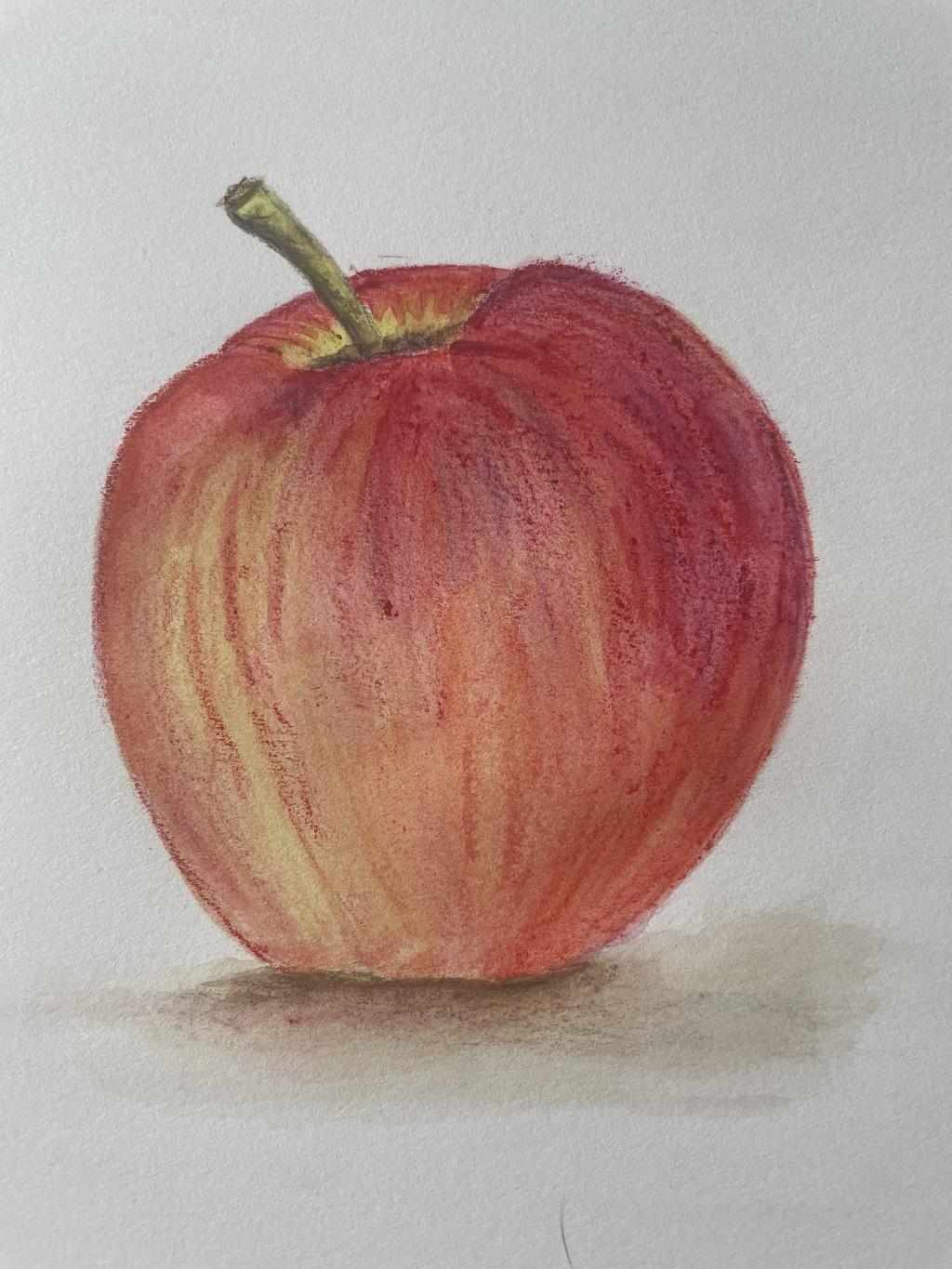 Apfeli / Watercolor pencils - image 4 - student project