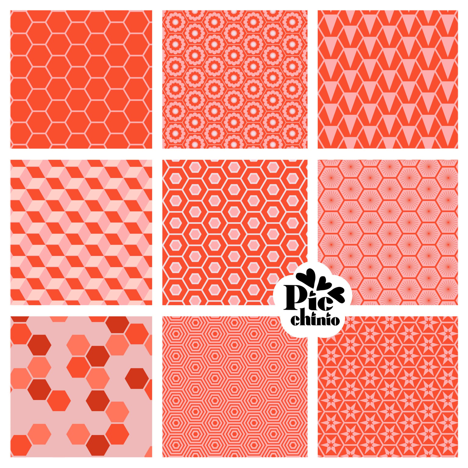Fun with Seamless Hexagons in Affinity Designer 2 - image 1 - student project