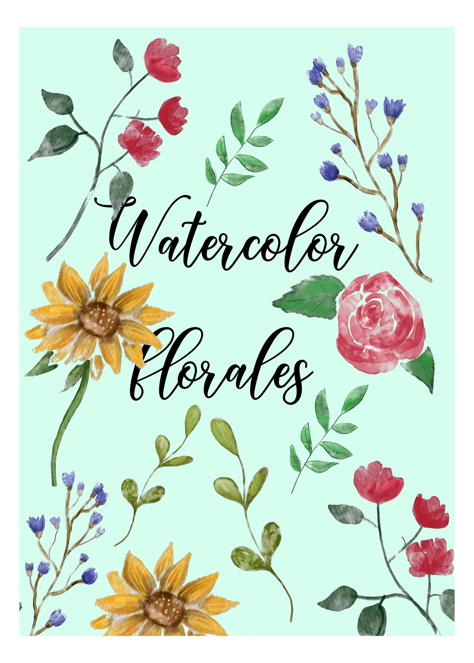 Watercolor Stickers - image 1 - student project