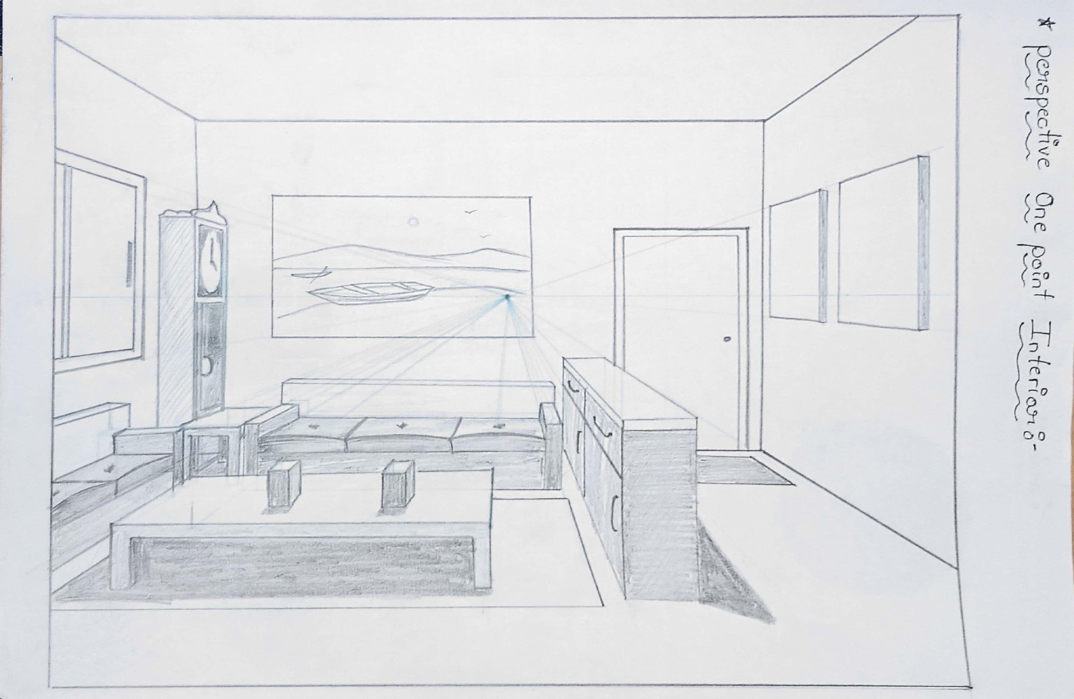 Drawing in perspective - image 3 - student project