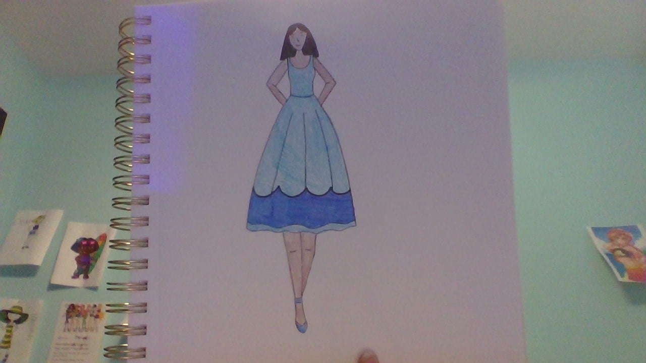 My Ocean Blue Dress - image 1 - student project