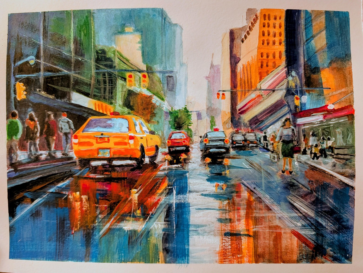 Cityscapes in Watercolor - image 1 - student project