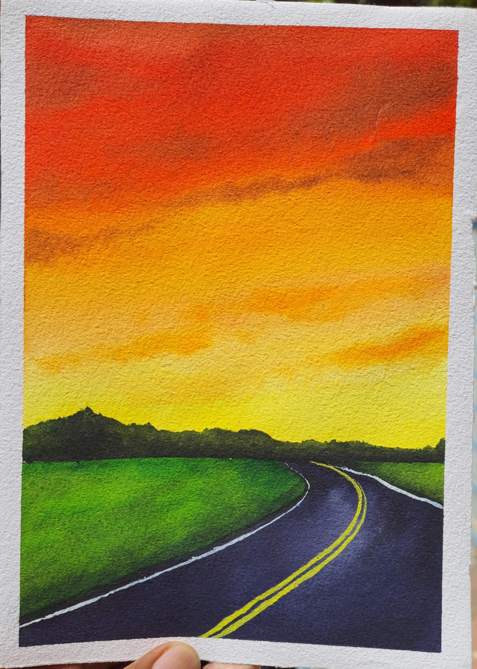 30 Days of Beautiful Watercolor Skies. . !!! - image 7 - student project