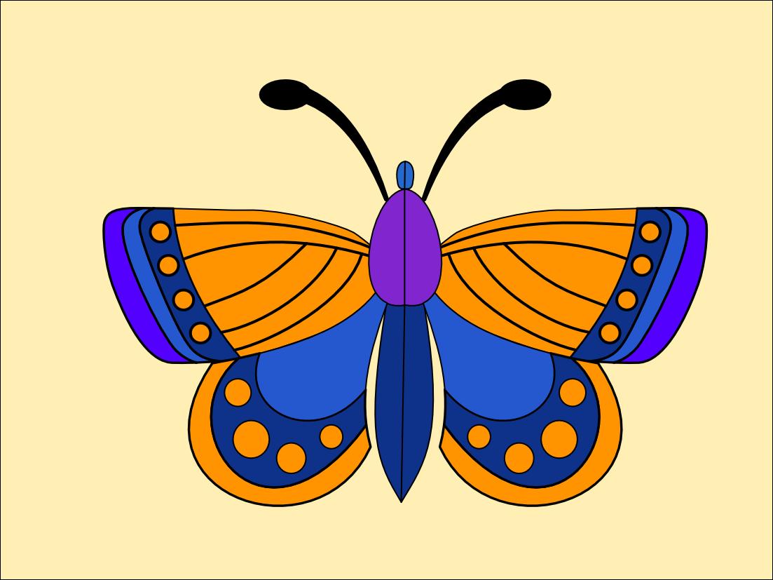 Affinity Designer Vector Butterfly - image 1 - student project
