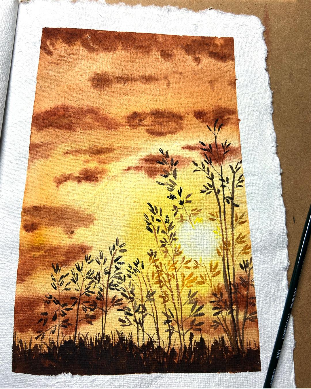 Paisaje de atardecer - image 1 - student project