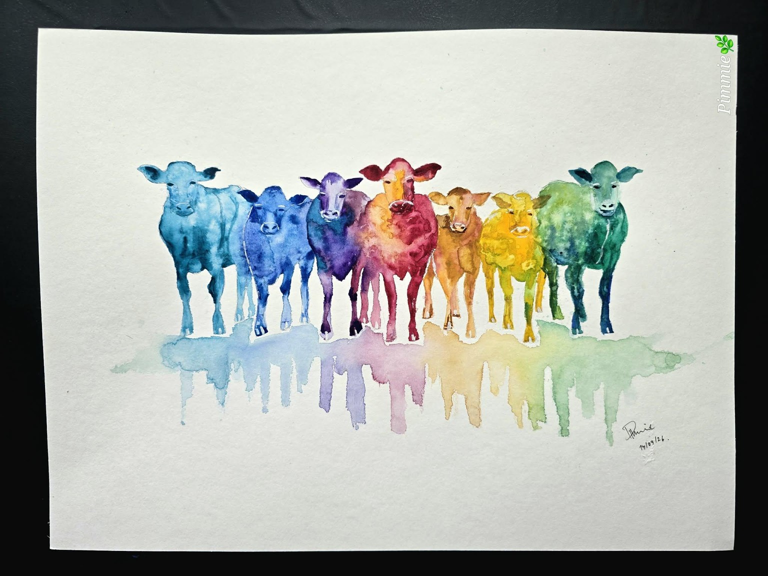 Rainbow Cows - image 1 - student project