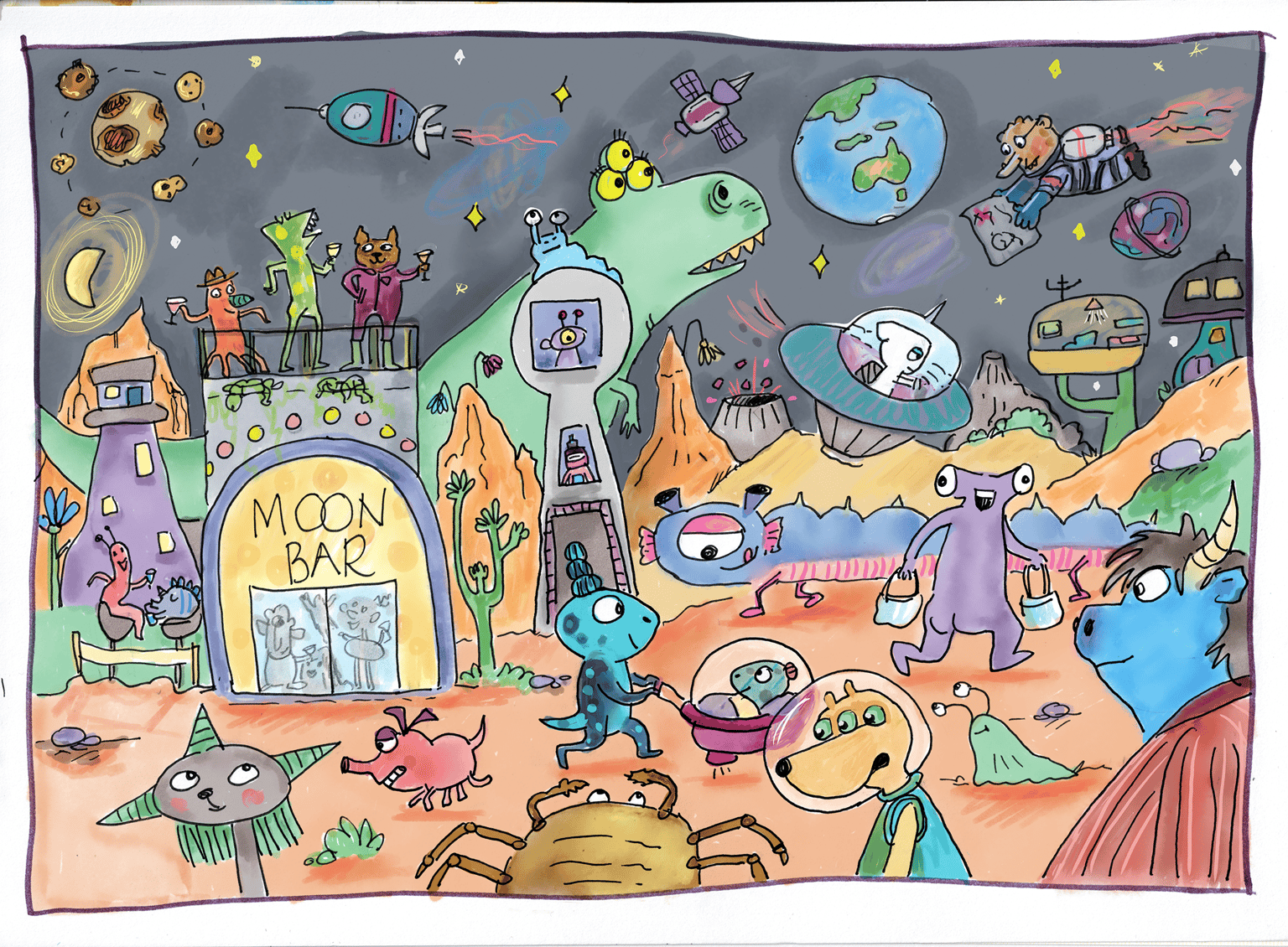Excellent class with lots of alien fun - image 2 - student project