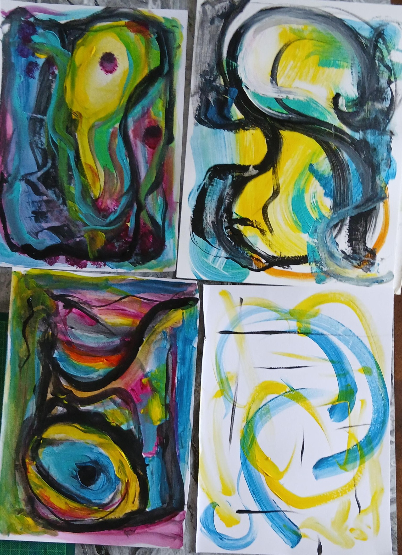 Transitioning from watercolour to Acrylic - image 4 - student project
