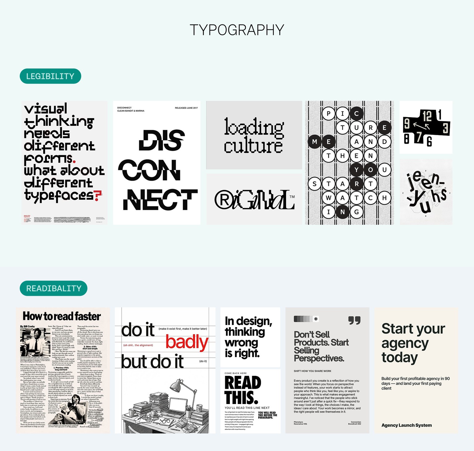 Graphic Design Theory - Typography - image 1 - student project
