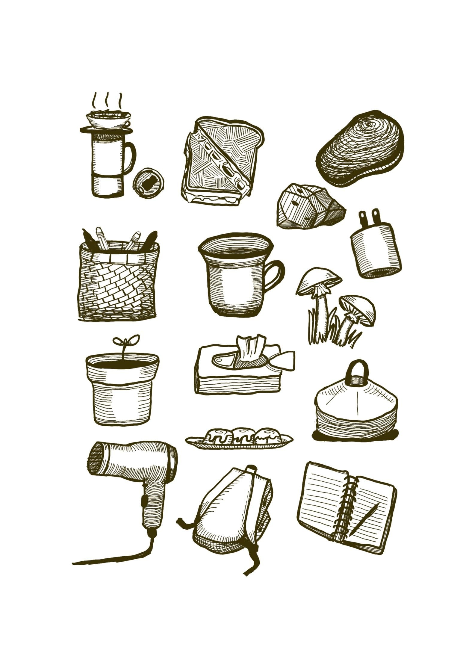 Simplified sketches - image 1 - student project