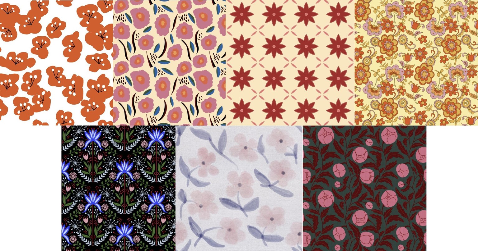 7 days of pattern style exploration - image 1 - student project