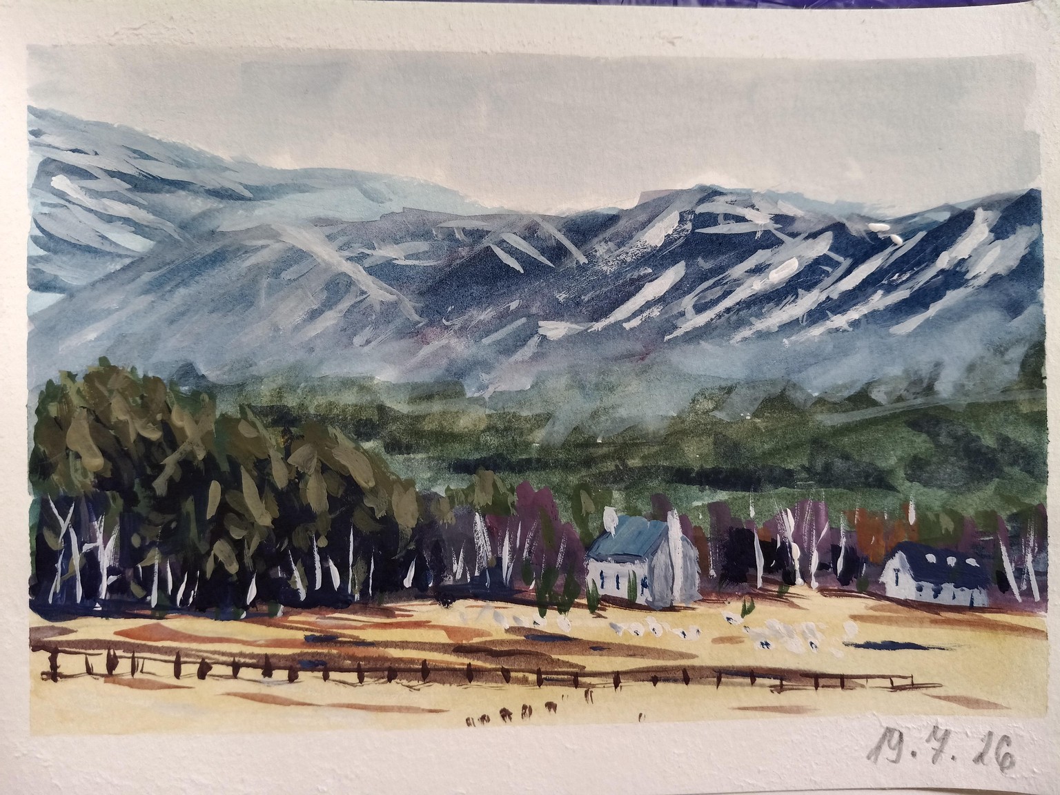 Scotish landscape - image 1 - student project