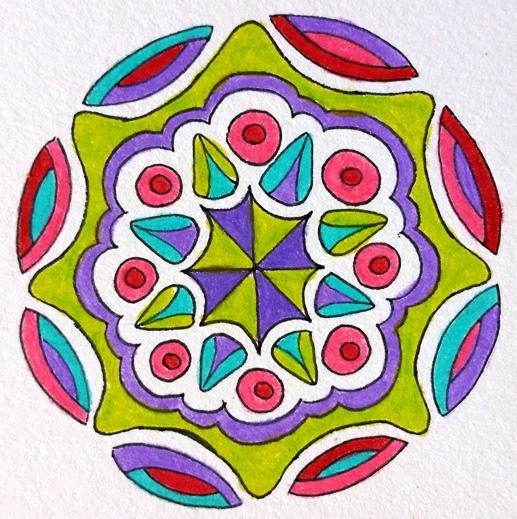 Random Mandalas - image 4 - student project