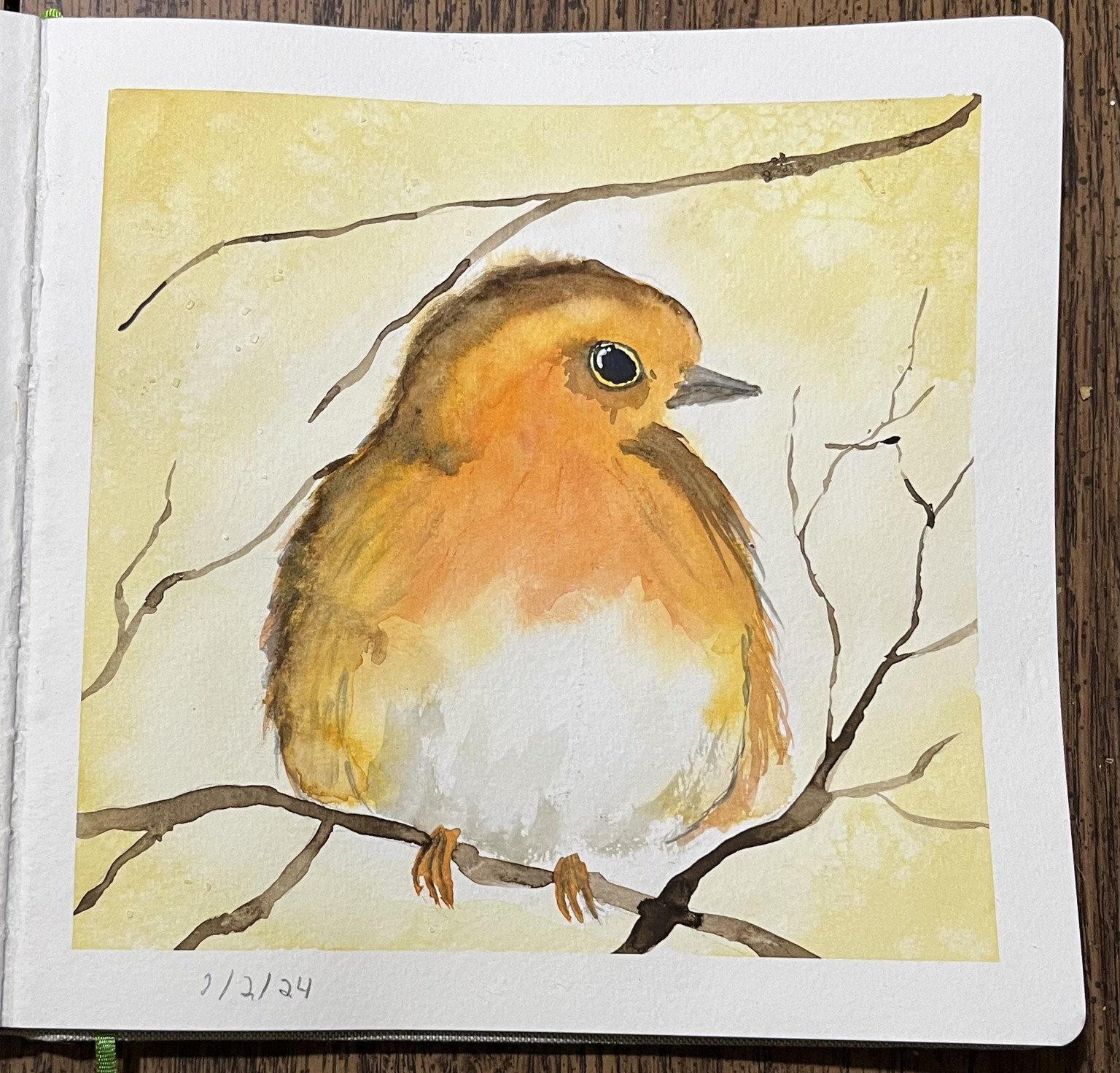 Winter WATERCOLOR - image 15 - student project