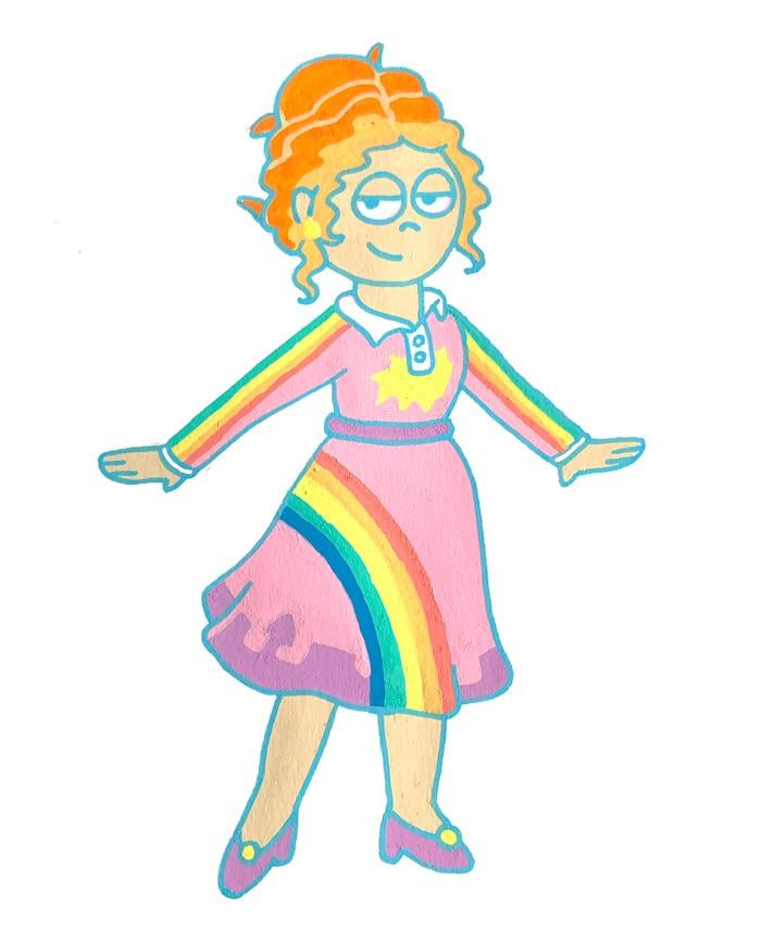 Miss Frizzle in Posca! - image 3 - student project