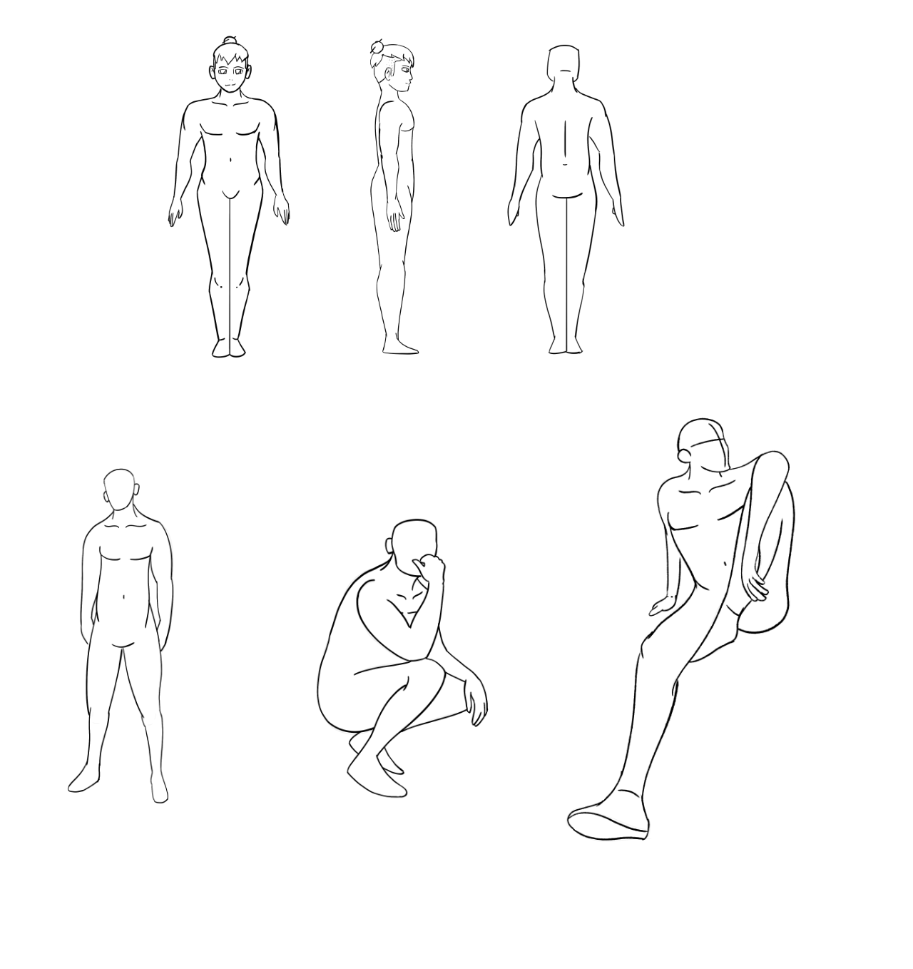 Male Body Exercises - image 2 - student project