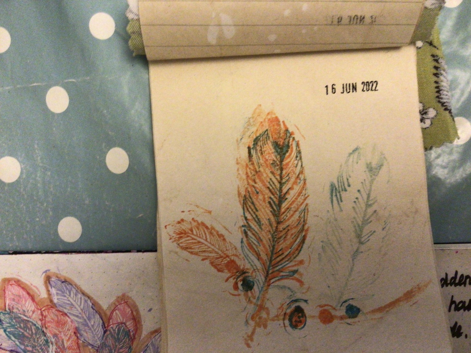 Nature Journaling with Helen Colebrook:Lesson 2 Leaf Printing - image 4 - student project