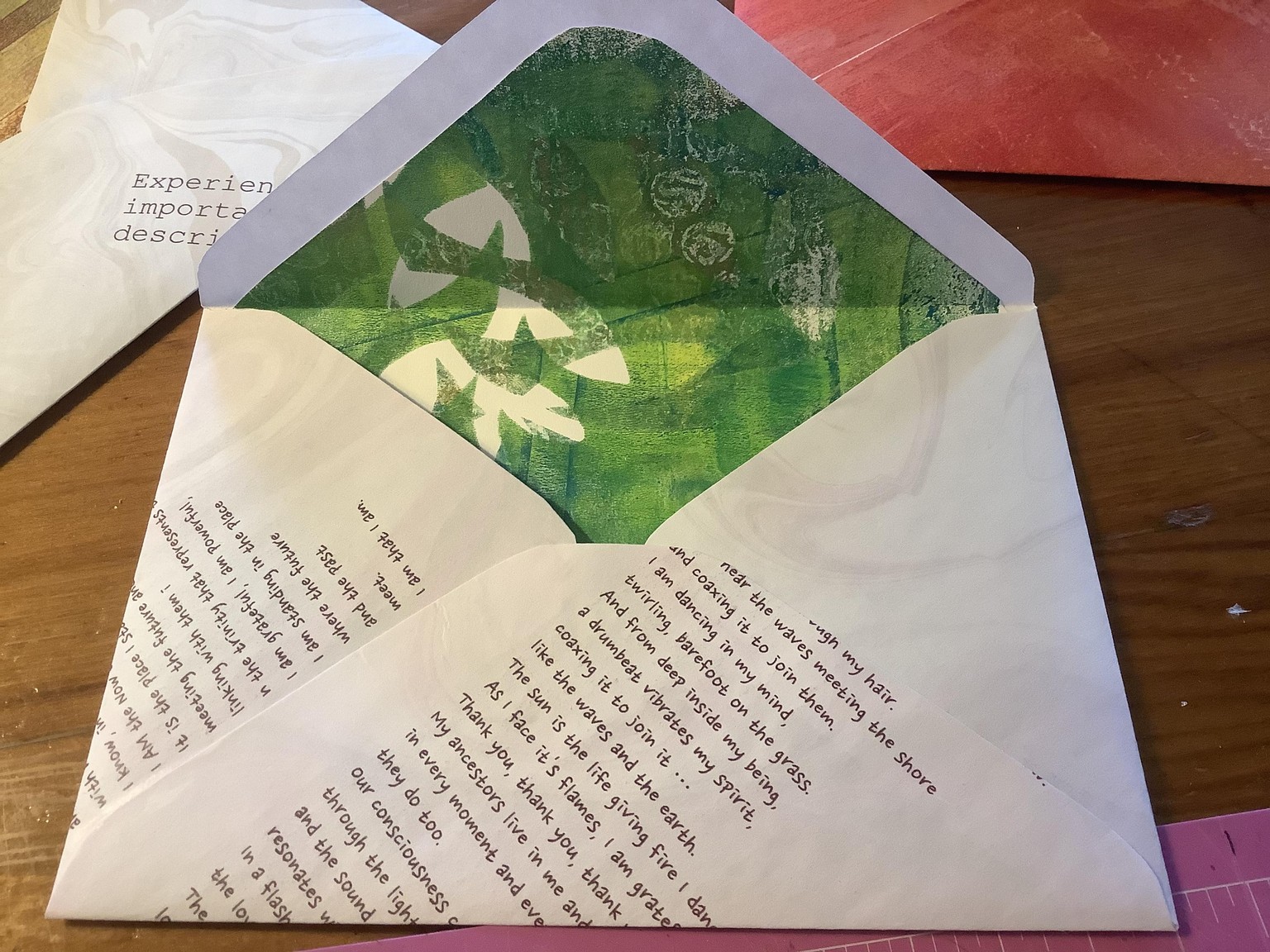 Lucie's Little Envelopes class ... so much fun! - image 3 - student project