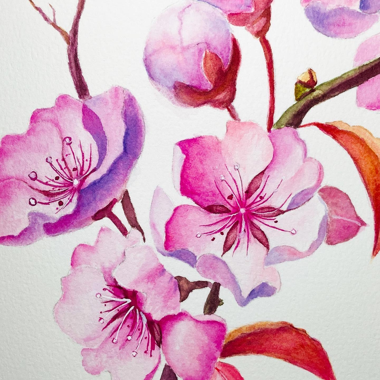 Watercolor Blossom - image 2 - student project