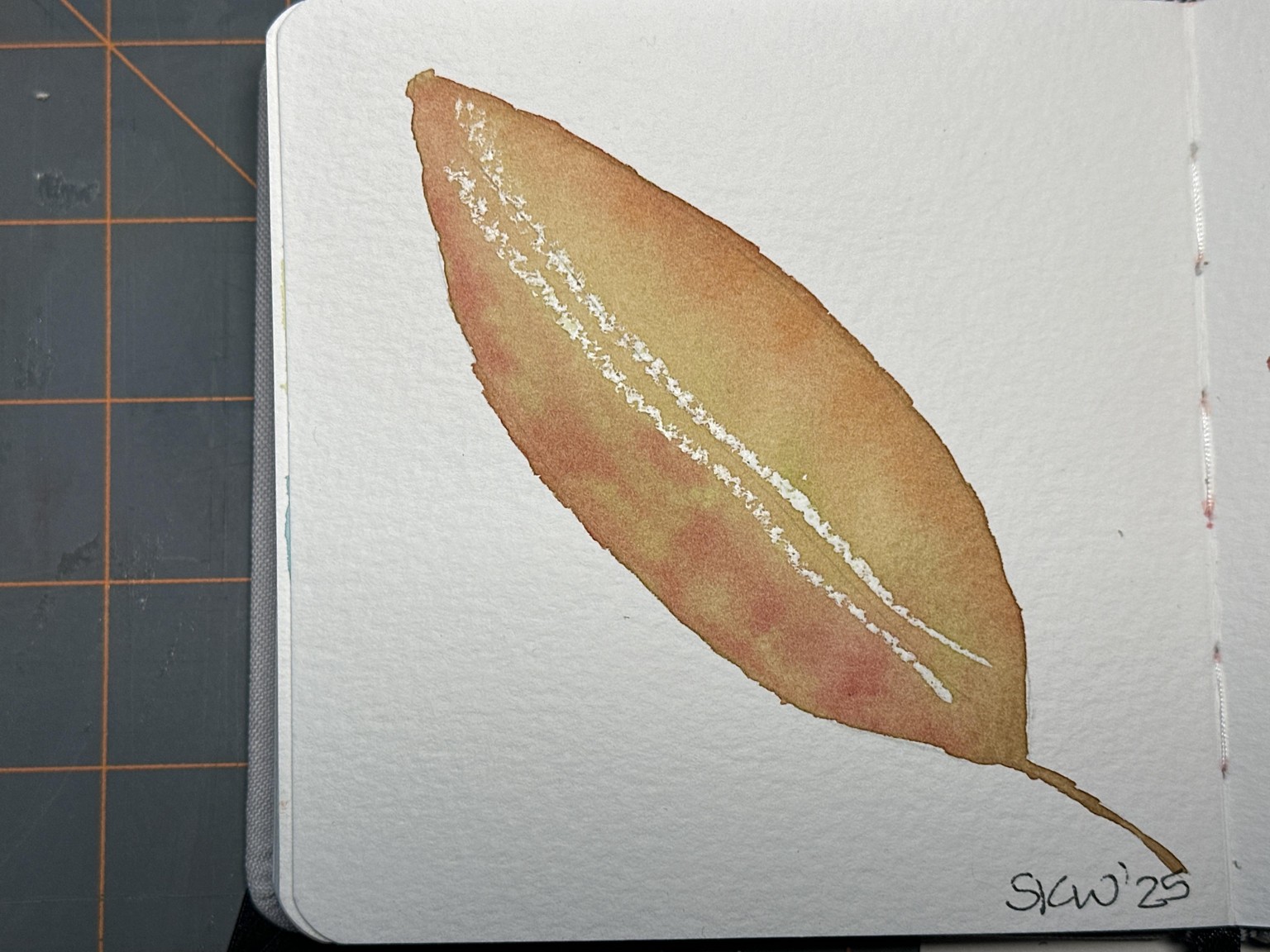 Wet on wet autumn leaves - image 1 - student project