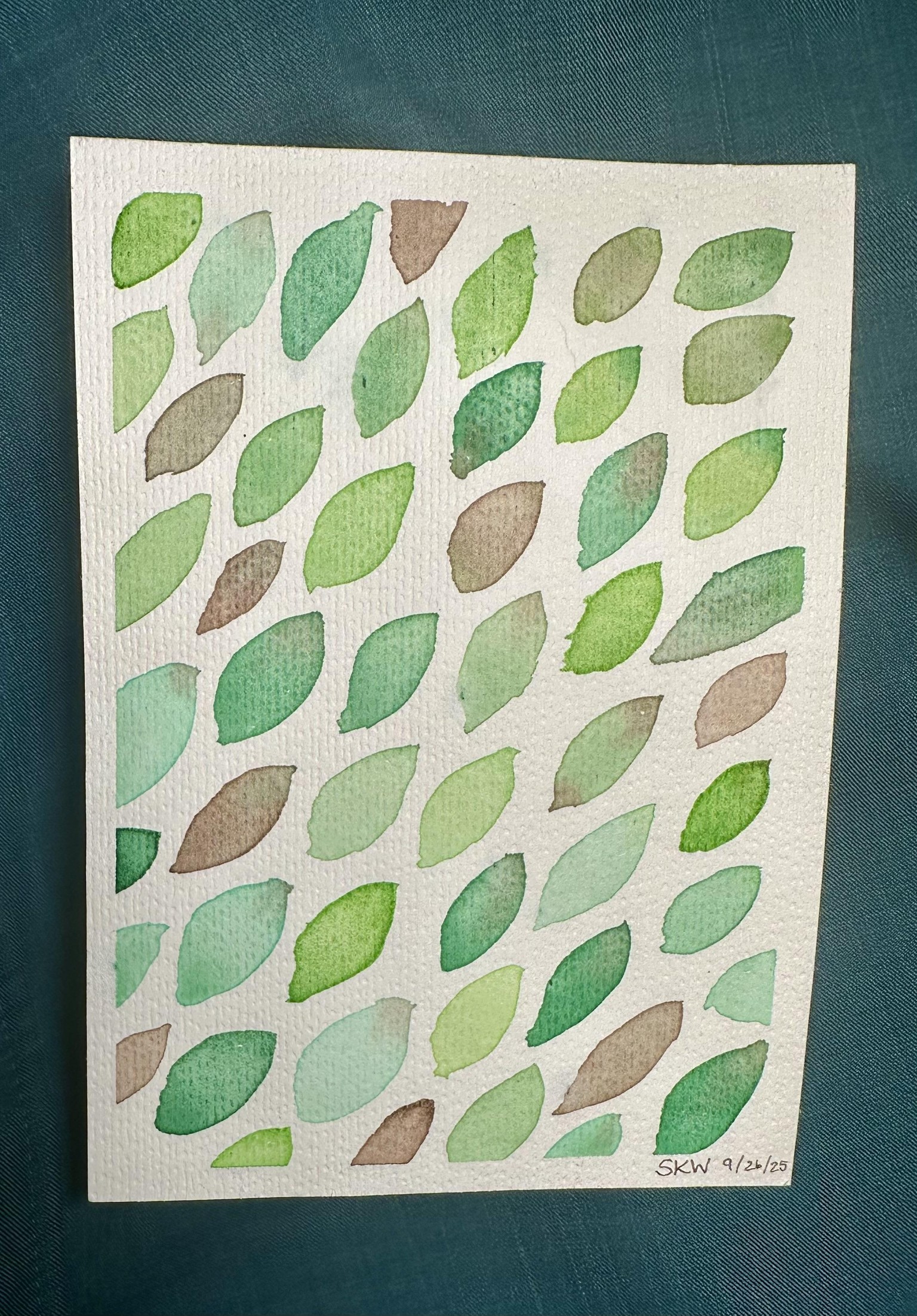 Update -Watercolor Patterns for Calm…-Day 1 -7 - image 2 - student project