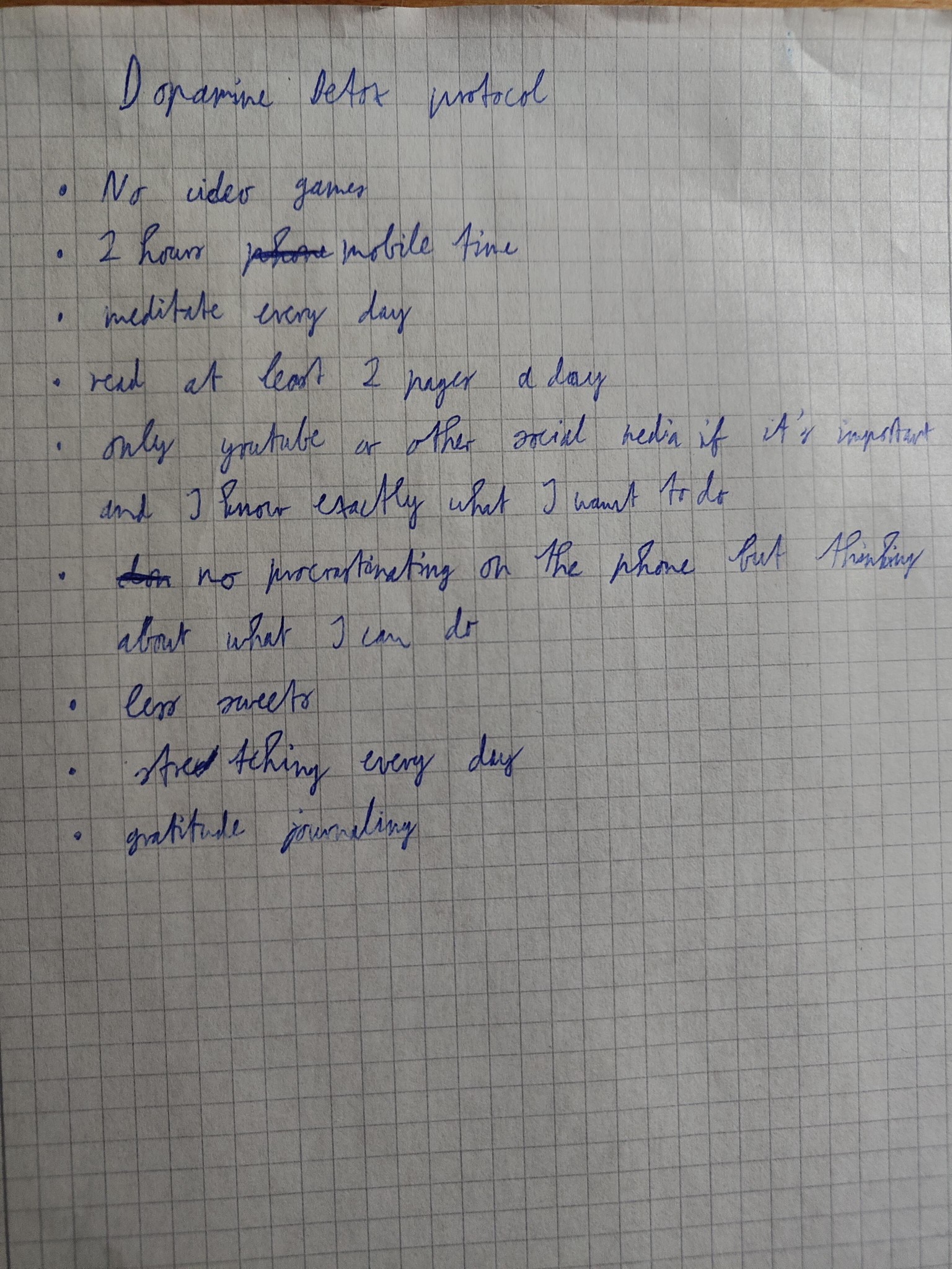 My Dopamine Detox protocol - image 1 - student project